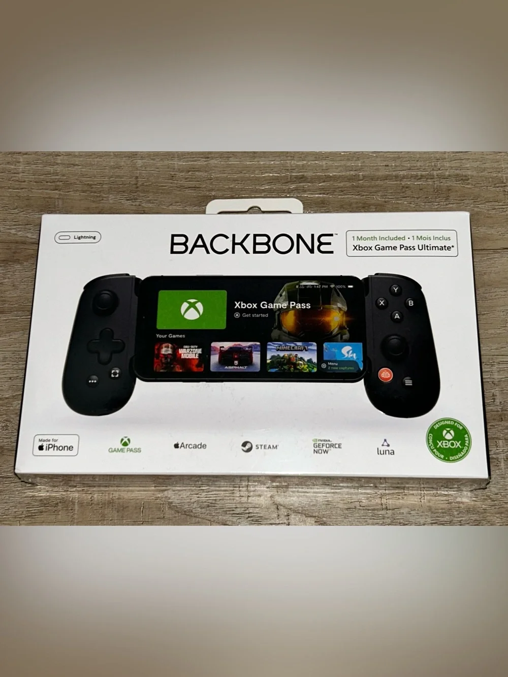 Backbone Controller for iPhone with 1 Month Xbox Game Pass